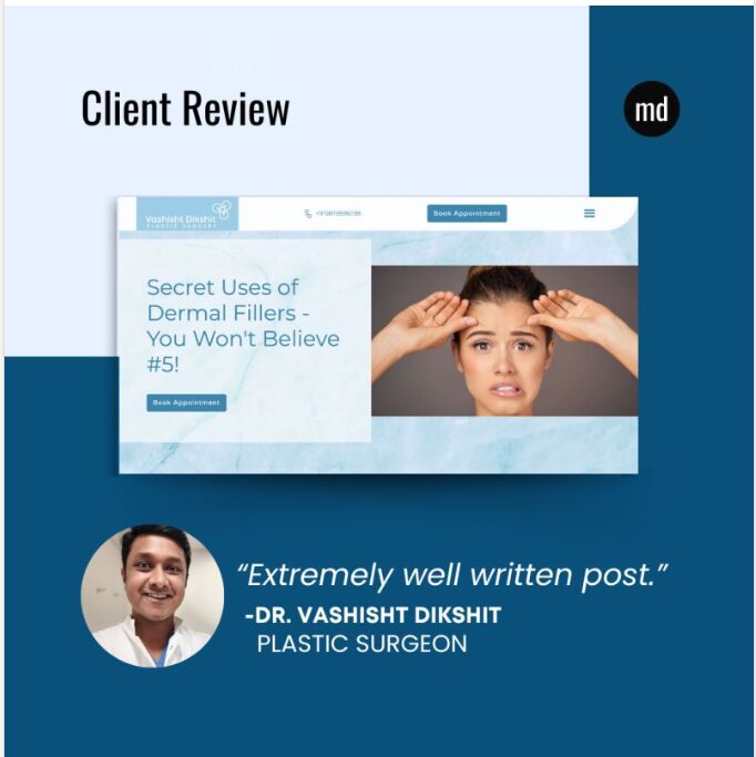 Testimonial from Dr Vashisht Dikshit